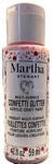 Martha Stewart Multi-surface Confetti Glitter Acrylic Craft Paint, Ruby Sunset. Fixed Price $5.00.
