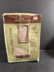 Terrazzo High-back Patio Chair Cover 32.5IN X 25.5IN 34IN Two Tone Brown. Fixed Price $17.99.