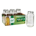 Ball Glass Mason Jar W/lid & Band, Wide Mouth, 64 Ounces, Count. Fixed Price $11.82.