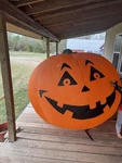 Giant 6 Foot Gemmy Halloween Inflatable Pumpkin Jack Lantern Lights Up 2001. Fixed Price $75.99.