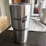 Yeti Rambler 1QT Stainless Steel Vacuum Insulated Tumbler - Silver (21070070021). Fixed Price $18.99.