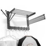 Batoda Laundry Clothes Drying Rack Wall-mounted Steel Organize. Fixed Price $56.81.