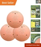 Ultimate Bird Bath Care 3-PACK Pure Copper Cleaning Disks With Triple Support. Fixed Price $48.99.