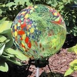 Green Artistic Glass Gazing Globe - 10 By Sunnydaze. Fixed Price $64.95.