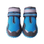 Dog Boots Shoes 4 Pcs Paw Protector Blue Small Med Large Breathable Mesh Durable. Fixed Price $19.99.