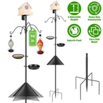 94" Squirrel Proof Feeder Pole Heavy Duty Bluebird House W/5-PRONGED. Fixed Price $39.99.