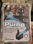 Pond Boss PF320 Pump For Medium To Large Fountains Up 5FT New Sealed. Fixed Price $38.99.