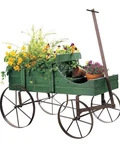 Collections Etc Amish Wagon Decorative Indoor Outdoor Garden Backyard Planter. Fixed Price $49.99.