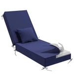 Outdoor Water-resistant Olefin Chaise Lounge Cushions With Pillow, Weather An.... Fixed Price $224.79.