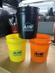Aiw Mini Bucket Set Orange, Yellow And Black. Fixed Price $39.99.