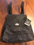 Travelon Anti Theft Tailored Backpack Black Nylon 12X11X3.75 New. Fixed Price $71.39.