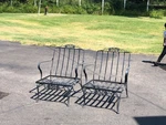 Woodard Vintage Patio Lounge Chairs, Daisy, Forever Furniture, Comfortable. Fixed Price $550.00.
