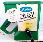 Scotts 1999 Green Easy Hand Held Spreader Seed Fertilizer Grass Plant Salt 71030. Fixed Price $25.99.