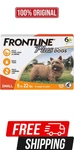 Frontline Plus For Dogs Flea & Tick Treatment, Small Dog, 5-22 Lbs, 6 Doses. Fixed Price $32.62.