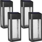 Solar Fence Lights Aluminum Waterproof Frosted Glass Wall Outdoor Lighting. Fixed Price $77.39.