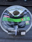 Sears Craftsman Nos 75FT Rubber Vinyl Garden Hose 69195 Import Leakproof Couplin. Fixed Price $99.00.