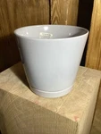 Trendspot 8 In. Dia. Ceramic Knack Planter Gray Excellent Condition. Fixed Price $20.00.