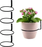 6 Inch Flower Pot Holder Ring Wall Mounted Set Of 4 Heavy Duty Metal Plant. Fixed Price $20.99.