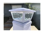 Outdoor Garden Set Of 8 Solar Pebbled Print Glass Frame Post Cap Smd Ligh.... Fixed Price $167.52.