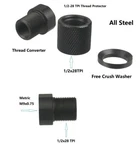 Steel M9X.75 Convert 1/2X28 Adapter W Thread Protector P-gsg Firefly/mosquito. Fixed Price $24.99.