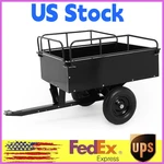 Heavy Duty 750LBS Lawn Mower CART,15 Cu.ft Steel Small Utility Trailer For Farm. Fixed Price $169.99.