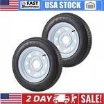 2-PACK 4.80X12 Trailer Tires & Wheels 5-LUG On 4.5" Bolt Pattern 12" Rim 4.80-12. Fixed Price $85.49.