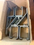 National Hardware Stanley (2) Double Rail Bracket Box Galvanized N104-414 51HBC. Fixed Price $69.99.