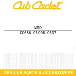 Mtd 686-05008-0637 Hldr Assembly Tine Pwd Black 686-04065-0637. Fixed Price $77.57.