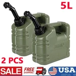 2X 1 Gallon Gas Can Fuel Storage Container No-spill W/ Visible Stripe Portable. Fixed Price $43.69.