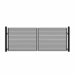 Aleko Milan Style Dual Swing Galvanized Steel Driveway Gate 14 Feet Black. Fixed Price $2699.00.
