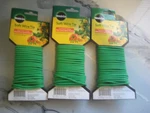 Lot 3 - Miracle Gro Soft Wire Tie 20FT Each. Fixed Price $15.00.