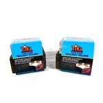 Tiki Tabletop Tealight Outdoor Candle Holder Slate Finish Square Set Of 2. Fixed Price $19.98.