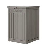 Suncast Outdoor Storage Box - 22 Gallon Light Taupe Resin Deck With Seat. Fixed Price $107.69.