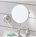 Better Homes &garden 8 Inch Round Wall Mounted Swing Mirror. Satin Nickel Silver. Fixed Price $29.99.