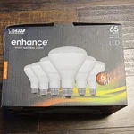 Feit Electric Enhance Led BR30 7.2W 650LM 2700K Dimmable 3-PACK Open Box. Fixed Price $17.39.