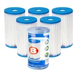 Intex 29005E Swimming Pool Type B Replacement Filter Pump Cartridge (6 Pack). Fixed Price $42.99.