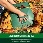 Leaf Scoops Lawn Leaves Hand Rake Gardening Grass Grabber Tool Pair. Fixed Price $29.97.