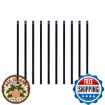 Baluster 1X1/2 Rectangle 32" Powder Coated Black 10 Pcs. Fixed Price $102.22.