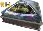 Lifetime 60053 Raised Garden Kit 2 Beds And 1 Early Start Vinyl Enclosure. Fixed Price $258.99.