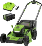 Greenworks 80-VOLT 21-INCH Self-propelled Lawn Mower With 4.0AH Battery And.... Fixed Price $584.99.