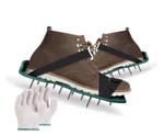 Lawn Aerator Shoes With 48MM Spiked Aerating Sandals Adjustable Strap. Fixed Price $14.39.