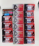 Lot Of Basf & 11 Memorex Audio Cassettes - All Sealed / 60 90. Fixed Price $25.00.