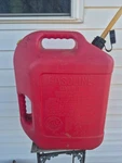 Blitz Rare 6 Gallon Double Handle Red Plastic Vented Gas Can Pre Ban Usa #11841. Fixed Price $65.00.