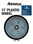 Arnold 490-325-0023 11" X 1.75" Universal Plastic Wheel Fits Mtd Craftsman Toro. Fixed Price $12.95.