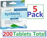 Xylimelts Dry Mouth Discs Mild Mint 40CT (5 Pack) 200 Tabs! Always Fresh!. Fixed Price $50.95.