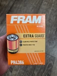 Fram Extra Guard PH4386, 10K Mile Change Interval Spin-on Oil Filter. Fixed Price $9.99.
