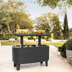 Keter Bevy Bar 2-IN-1 Pop Up Table & Cooler Outdoor Patio Drink Station New. Fixed Price $152.47.