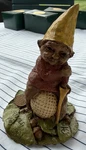Tom Clark Gnome Arnold #10 Signed Golf Theme 1981 Handmade Collectible Figurine. Fixed Price $35.00.