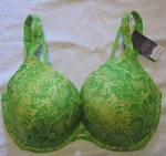 Cacique Collections Lane Bryant Lime Print Underwire Boost Plunge Bra 34H Nwt. Fixed Price $29.99.