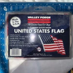 Valley Forge 3X5 Flag American Nylon Sewn Stripes Embroidered Stars USPN-1. Fixed Price $29.00.